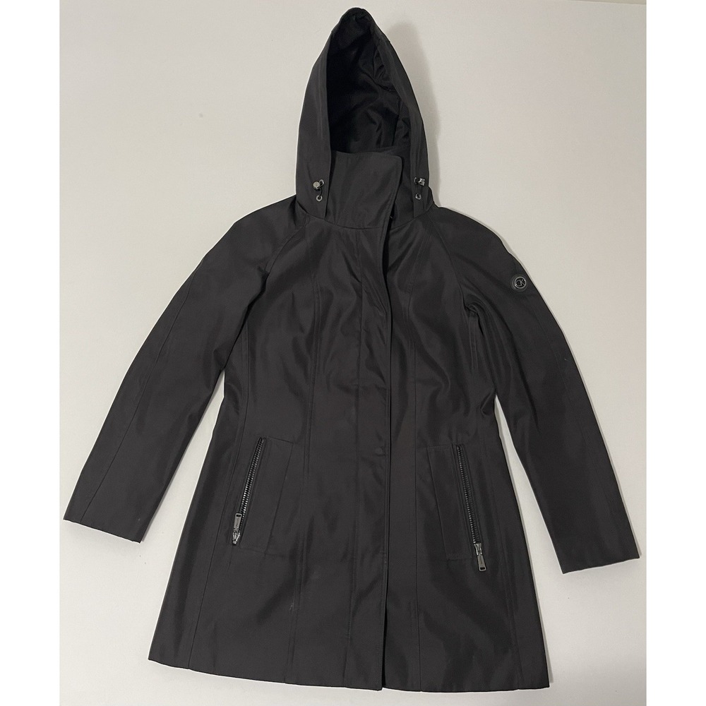 Calvin‎ Klein Women's Soft Shell Jacket in Black Large Mid Length